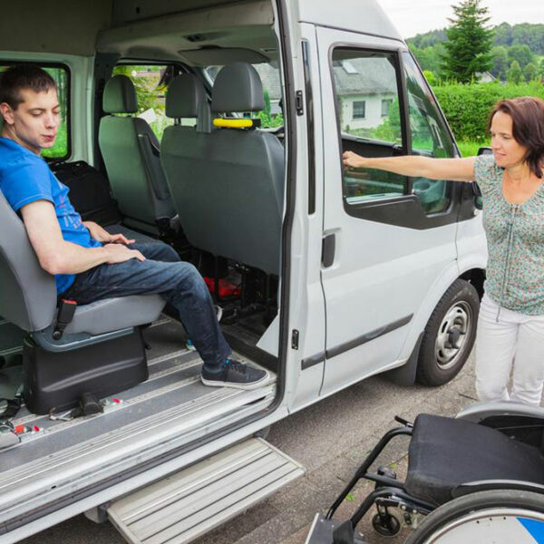 Roadside assistance covers for wheelchair vans